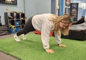 plank exercise for cyclists